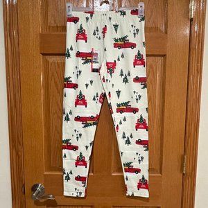 NO BOUNDARIES NOBO Juniors S 3-5 Christmas Tree Truck Holiday Ankle Leggings NWT
